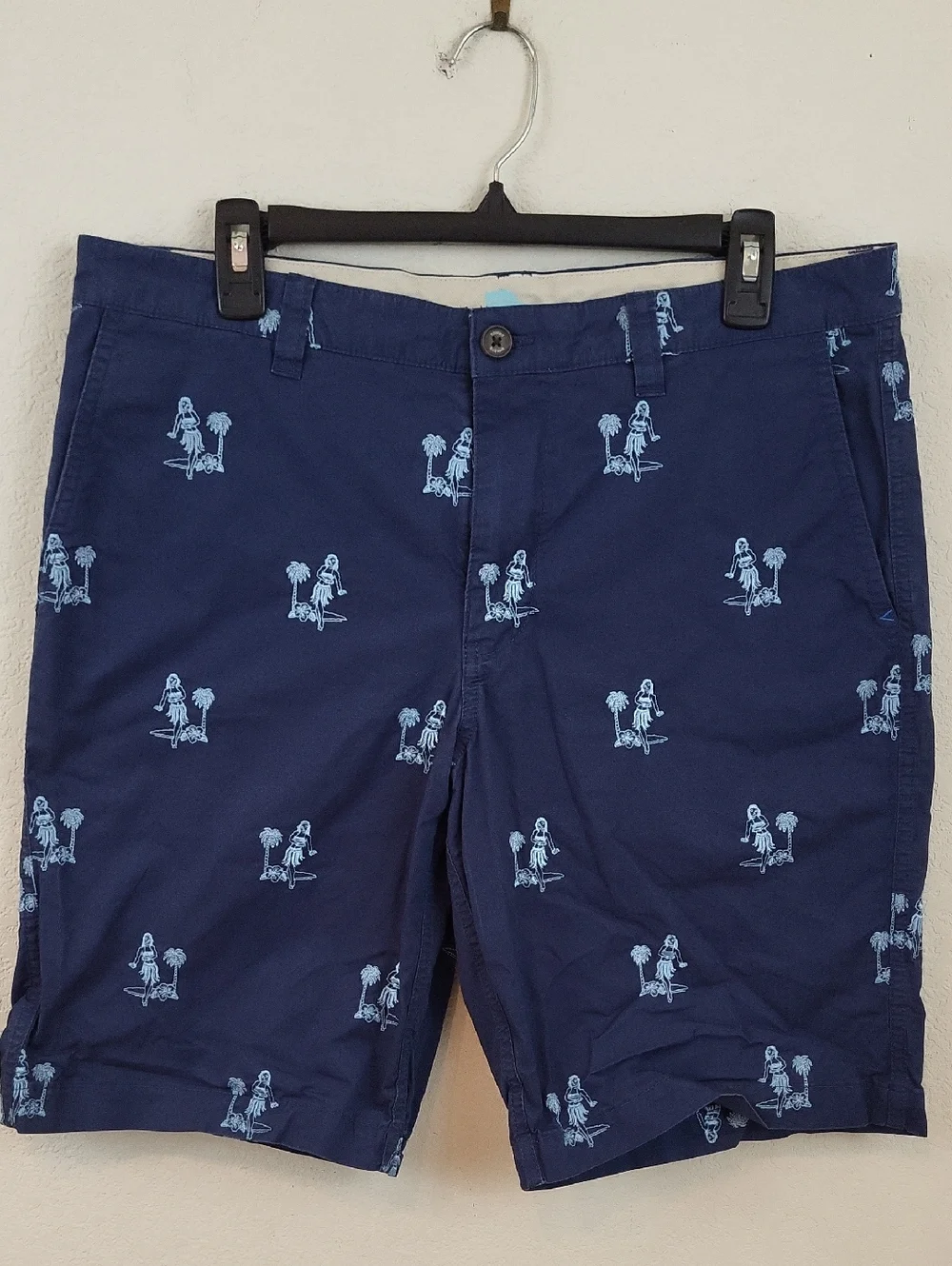 Tommy Bahama Hula Girl Men's Navy Blue Shorts